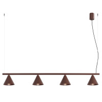 Pendant lamp SOLLUX SL.2564 NOX 4L BROWN 4 x E14