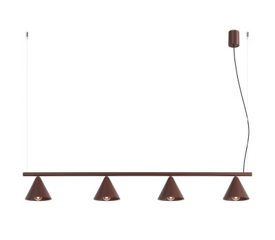 Pendant lamp SOLLUX SL.2564 NOX 4L BROWN 4 x E14