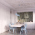 Pendant lamp SOLLUX SL.2565 NOX 4L LIGHT BLUE 4 x E14