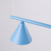 Pendant lamp SOLLUX SL.2565 NOX 4L LIGHT BLUE 4 x E14