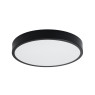 LED плафон SOLLUX SL.1246 ONYX 50 BLACK 3000K