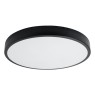 LED плафон SOLLUX SL.1248 ONYX 60 BLACK 3000K