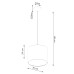 Пендел SOLLUX SL.1403 NOVA 30 WHITE