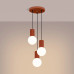 SOLLUX SL.1730 HALO 3P RED OCHRE 3 x G9