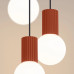 SOLLUX SL.1730 HALO 3P RED OCHRE 3 x G9