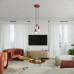 SOLLUX SL.1731 HALO RED OCHRE 1 x G9 SOLLUX SL.1731 HALO RED OCHRE 1 x G9