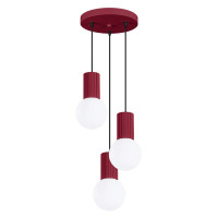 SOLLUX SL.1750 HALO 3P BURGUNDY 3 x G9 SOLLUX SL.1750 HALO 3P BURGUNDY 3 x G9