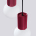 SOLLUX SL.1750 HALO 3P BURGUNDY 3 x G9