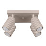 SOLLUX SL.1769 KARBON TAUPE SQUARE 4 x GU10