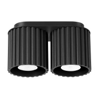 Луна за външен монтаж SOLLUX SL.1785 AURA BLACK 2 x GU10