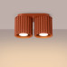 Луна за външен монтаж SOLLUX SL.1800 AURA RED OCHRE 2 x GU10