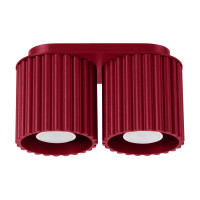 Луна за външен монтаж SOLLUX SL.1820 AURA BURGUNDY 2 x GU10