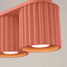 Луна за външен монтаж SOLLUX SL.1825 AURA PEACH 2 x GU10