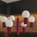 SOLLUX SL.1837 HALO 6 BURGUNDY 6 x G9 SOLLUX SL.1837 HALO 6 BURGUNDY 6 x G9