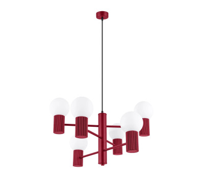 SOLLUX SL.1837 HALO 6 BURGUNDY 6 x G9 SOLLUX SL.1837 HALO 6 BURGUNDY 6 x G9