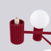 SOLLUX SL.1837 HALO 6 BURGUNDY 6 x G9 SOLLUX SL.1837 HALO 6 BURGUNDY 6 x G9