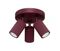 Спот SOLLUX SL.1928 KARBON BURGUNDY ROUND 3 x GU10