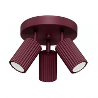 SOLLUX SL.1928 KARBON BURGUNDY ROUND 3 x GU10 SOLLUX SL.1928 KARBON BURGUNDY ROUND 3 x GU10