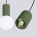 SOLLUX SL.1984 HALO OLIVE GREEN 2 x G9