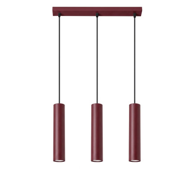SOLLUX SL.2082 LAGOS 3L BURGUNDY 3 x GU10