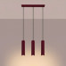 Пендел SOLLUX SL.2302 KARBON BURGUNDY 3 x GU10 H300 Пендел SOLLUX SL.2302 KARBON BURGUNDY 3 x GU10 H300