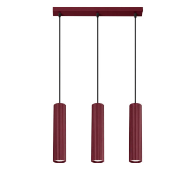Пендел SOLLUX SL.2302 KARBON BURGUNDY 3 x GU10 H300 Пендел SOLLUX SL.2302 KARBON BURGUNDY 3 x GU10 H300
