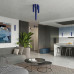 Луна за външен монтаж SOLLUX SL.2308 KARBON ULTRAMARINE 1 x GU10 H300