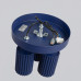 SOLLUX SL.2323 KARBON ULTRAMARINE ROUND 3 x GU10 SOLLUX SL.2323 KARBON ULTRAMARINE ROUND 3 x GU10