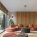 SOLLUX SL.2341 KARBON RED ROUND 3 x GU10 H300