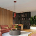 SOLLUX SL.2341 KARBON RED ROUND 3 x GU10 H300