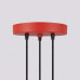 SOLLUX SL.2341 KARBON RED ROUND 3 x GU10 H300