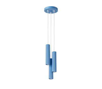 SOLLUX SL.2343 KARBON AZURE ROUND 3 x GU10 H300