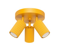 Спот SOLLUX SL.2360 KARBON YELLOW ROUND 3 x GU10