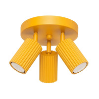 SOLLUX SL.2360 KARBON YELLOW ROUND 3 x GU10 SOLLUX SL.2360 KARBON YELLOW ROUND 3 x GU10
