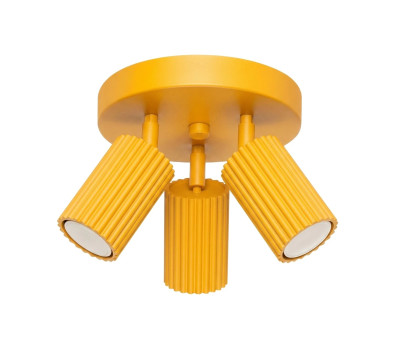 SOLLUX SL.2360 KARBON YELLOW ROUND 3 x GU10 SOLLUX SL.2360 KARBON YELLOW ROUND 3 x GU10