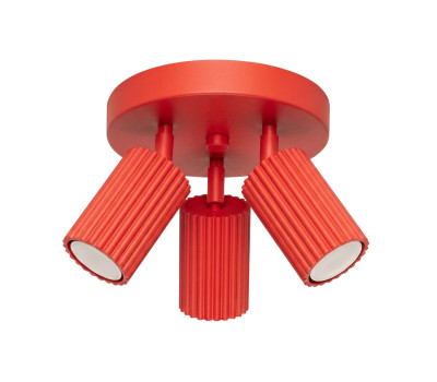 SOLLUX SL.2367 KARBON RED ROUND 3 x GU10 SOLLUX SL.2367 KARBON RED ROUND 3 x GU10