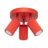 SOLLUX SL.2367 KARBON RED ROUND 3 x GU10