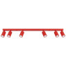 Спот SOLLUX SL.2369 KARBON RED 6 x GU10