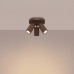 SOLLUX SL.2374 KARBON BROWN ROUND 3 x GU10 SOLLUX SL.2374 KARBON BROWN ROUND 3 x GU10