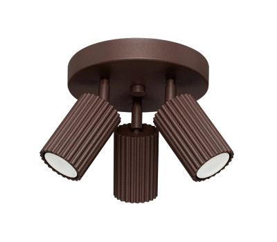 SOLLUX SL.2374 KARBON BROWN ROUND 3 x GU10 SOLLUX SL.2374 KARBON BROWN ROUND 3 x GU10