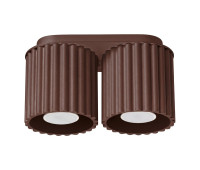 Луна за външен монтаж SOLLUX SL.2424 AURA BROWN 2 x GU10