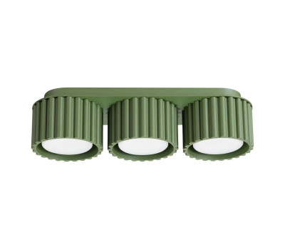 Луна за външен монтаж SOLLUX SL.2631 AURA OLIVE GREEN 3 x GX53