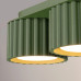 Луна за външен монтаж SOLLUX SL.2631 AURA OLIVE GREEN 3 x GX53