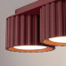 Луна за външен монтаж SOLLUX SL.2636 AURA BURGUNDY 3 x GX53