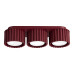 Луна за външен монтаж SOLLUX SL.2636 AURA BURGUNDY 3 x GX53