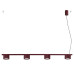 SOLLUX SL.2703 AURA BURGUNDY 4 x GX53 SOLLUX SL.2703 AURA BURGUNDY 4 x GX53