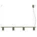 SOLLUX SL.2714 KARBON OLIVE GREEN 4 x GU10 SOLLUX SL.2714 KARBON OLIVE GREEN 4 x GU10