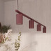 Пендел SOLLUX SL.2719 KARBON BURGUNDY 4 x GU10 Пендел SOLLUX SL.2719 KARBON BURGUNDY 4 x GU10