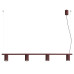 Пендел SOLLUX SL.2719 KARBON BURGUNDY 4 x GU10 Пендел SOLLUX SL.2719 KARBON BURGUNDY 4 x GU10