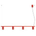 Пендел SOLLUX SL.2724 KARBON RED 4 x GU10 Пендел SOLLUX SL.2724 KARBON RED 4 x GU10